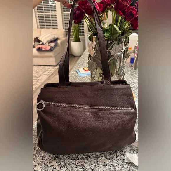 Etienne aigner Elegant Brown Leather Tote Bag - Picture 9 of 16